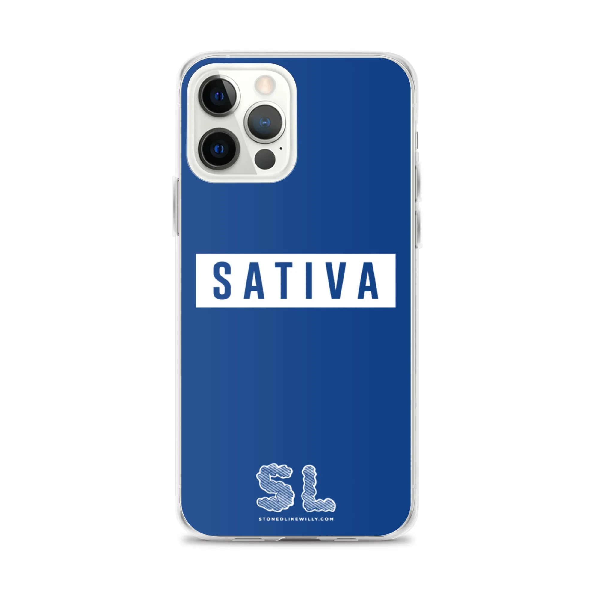 BLUE SATIVA iPhone Case