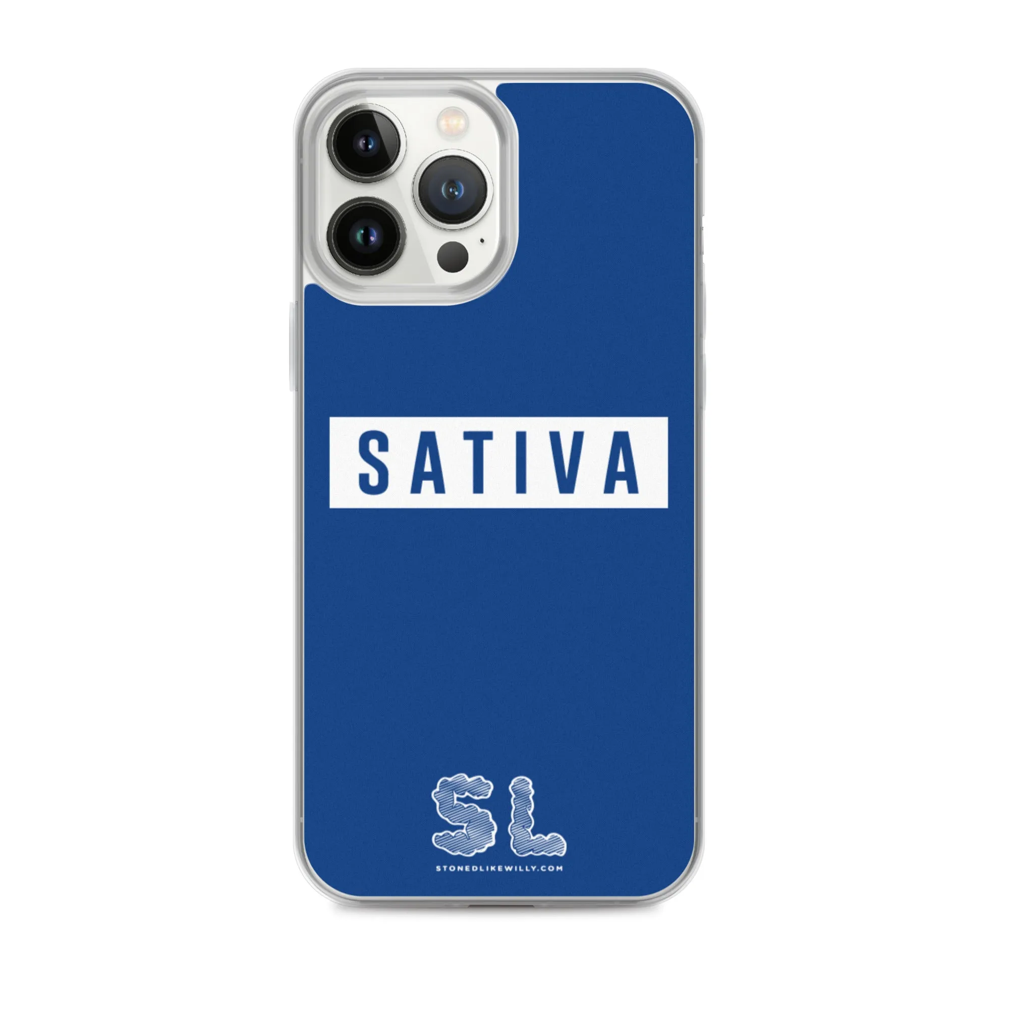BLUE SATIVA iPhone Case