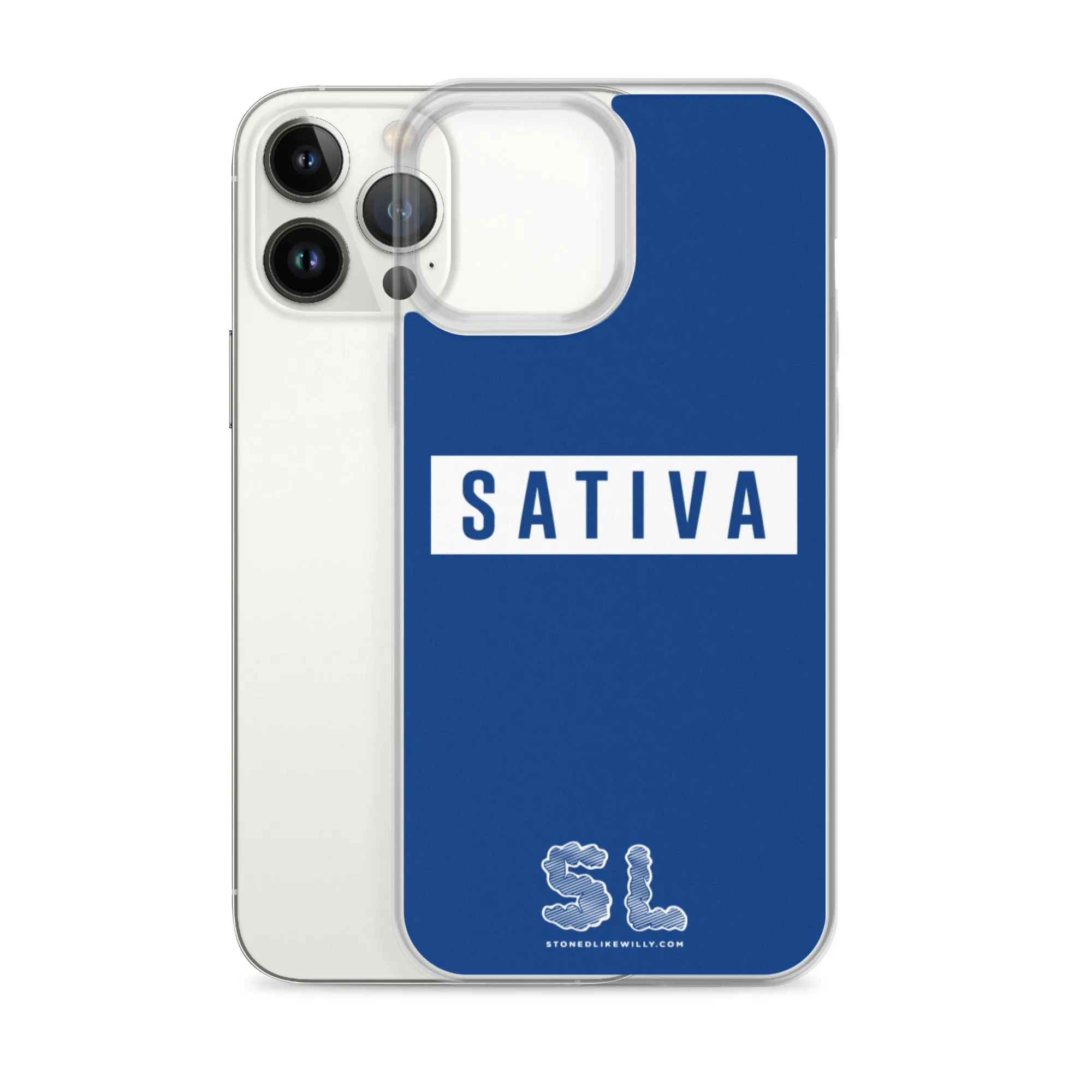 BLUE SATIVA iPhone Case