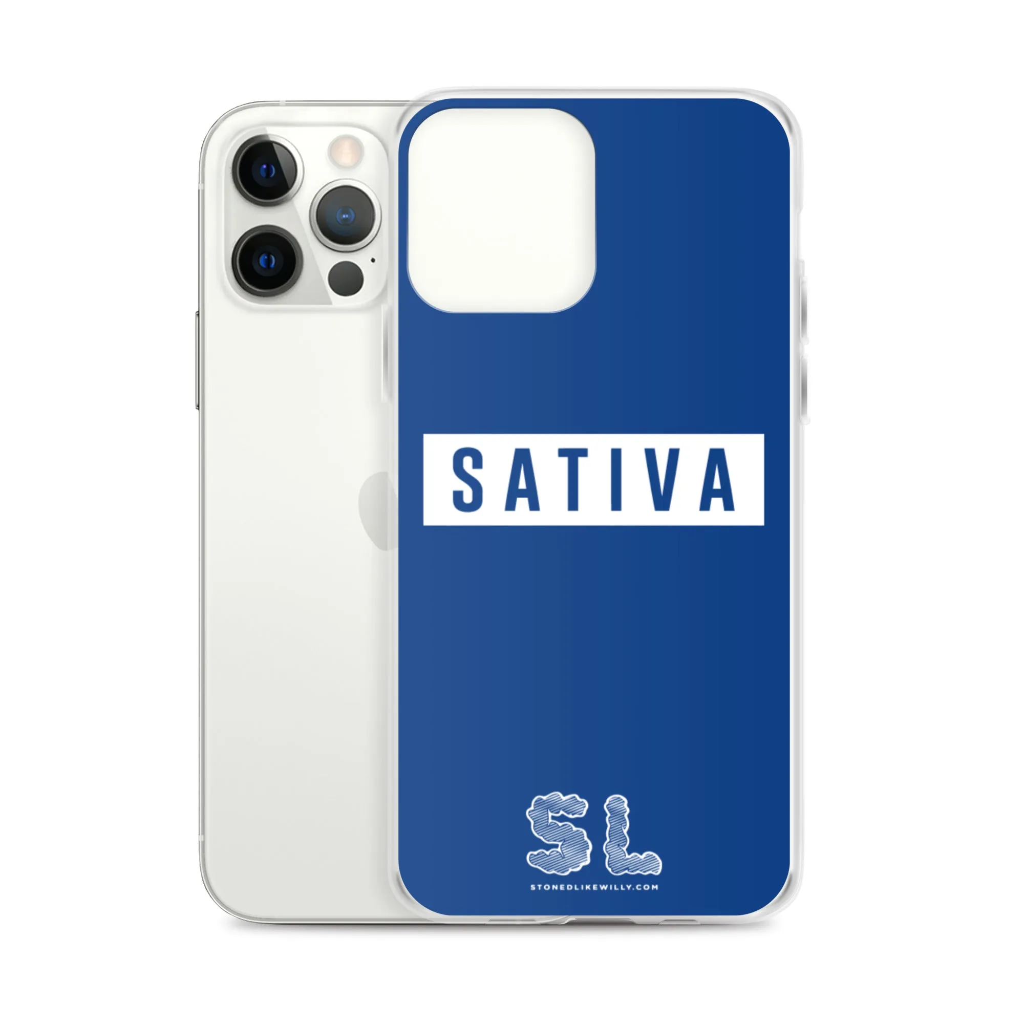 BLUE SATIVA iPhone Case