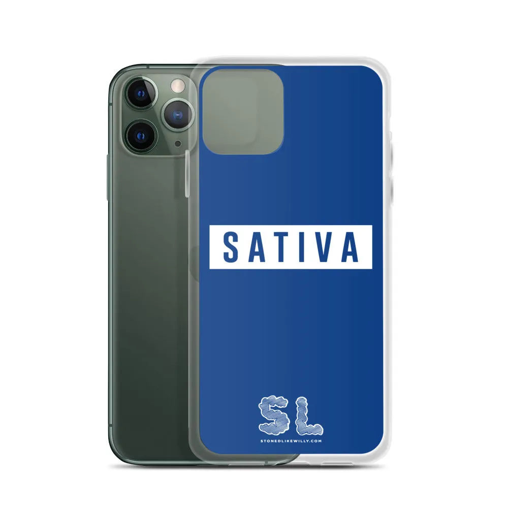 BLUE SATIVA iPhone Case