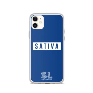 BLUE SATIVA iPhone Case