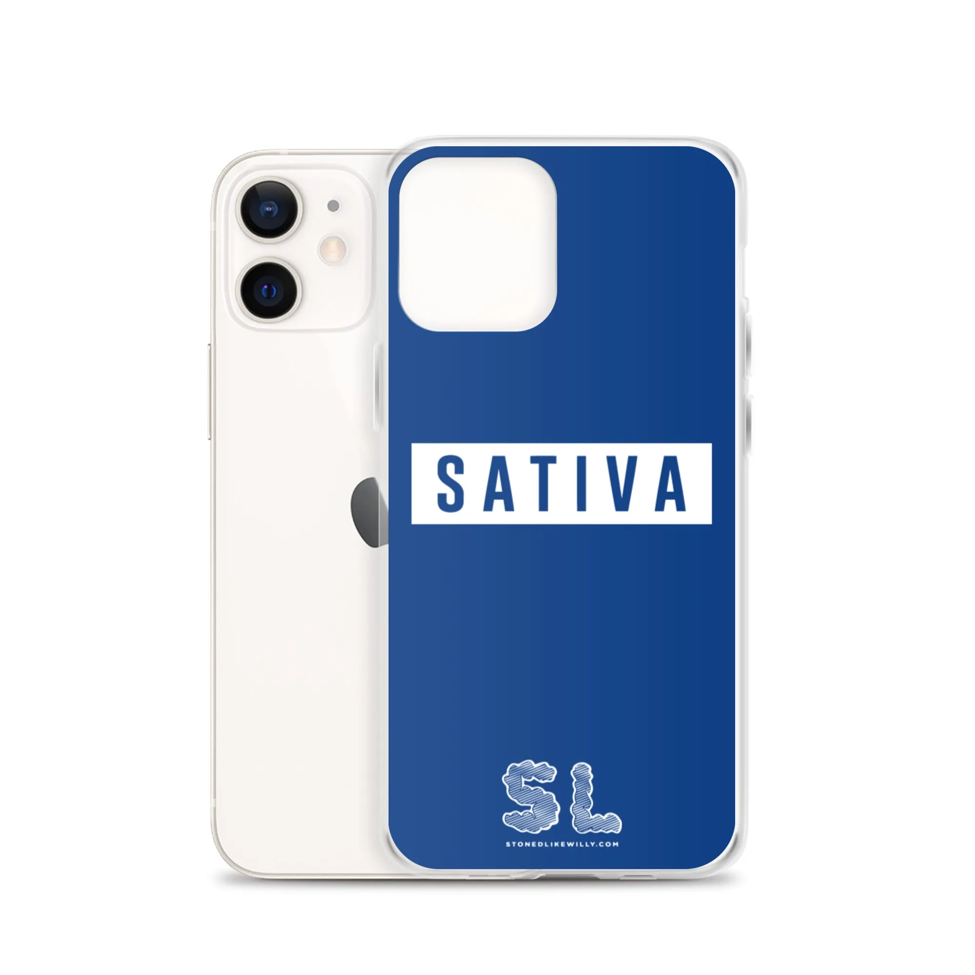 BLUE SATIVA iPhone Case