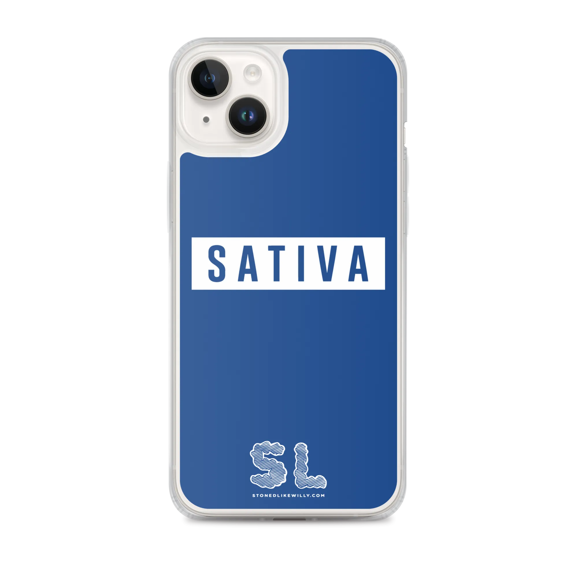 BLUE SATIVA iPhone Case