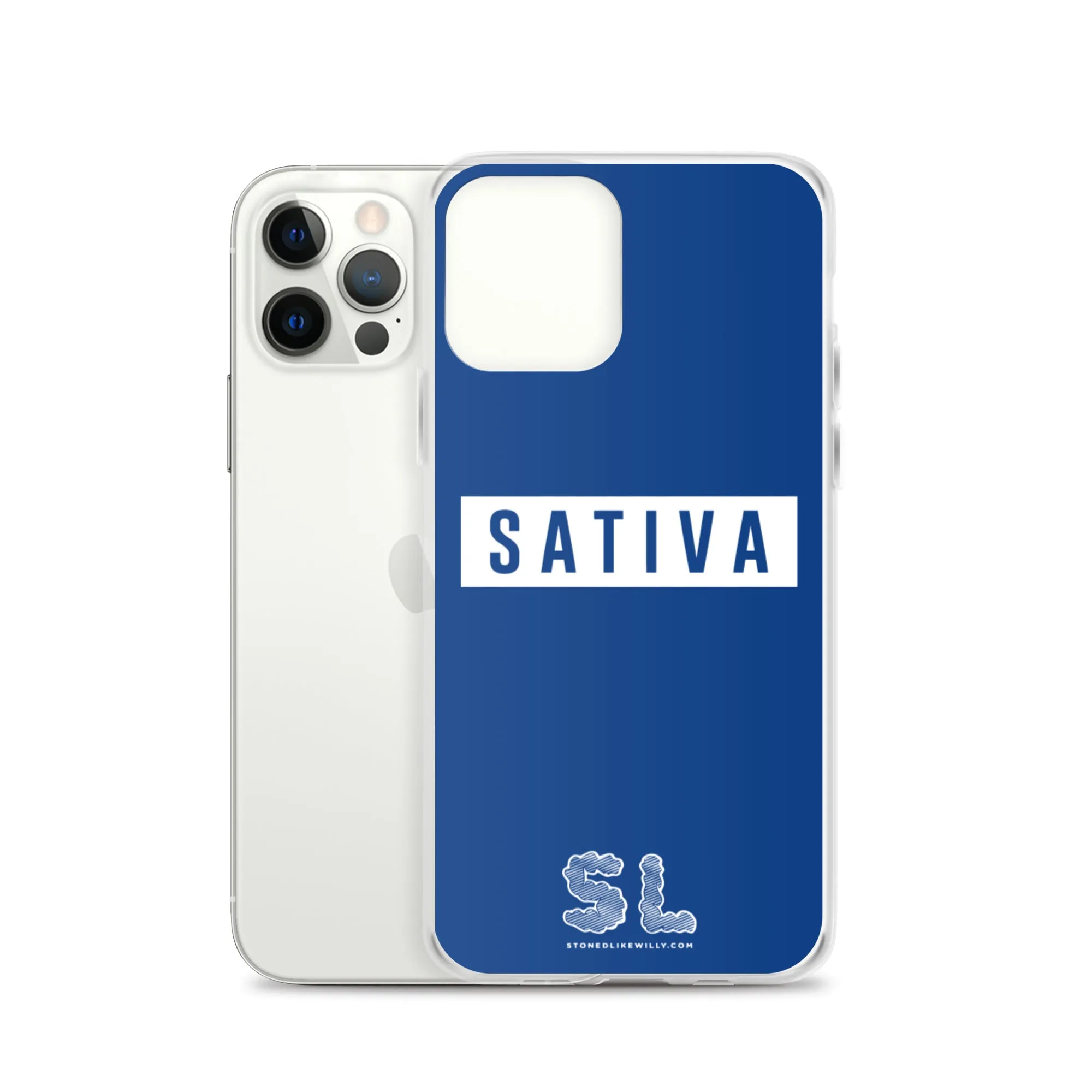 BLUE SATIVA iPhone Case