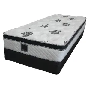 Boobeyeh georgia twin mattress and box spring set - 19 inch durable coils