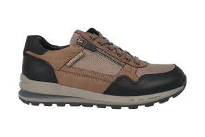 'Bradley' men's sneaker - Brown mix