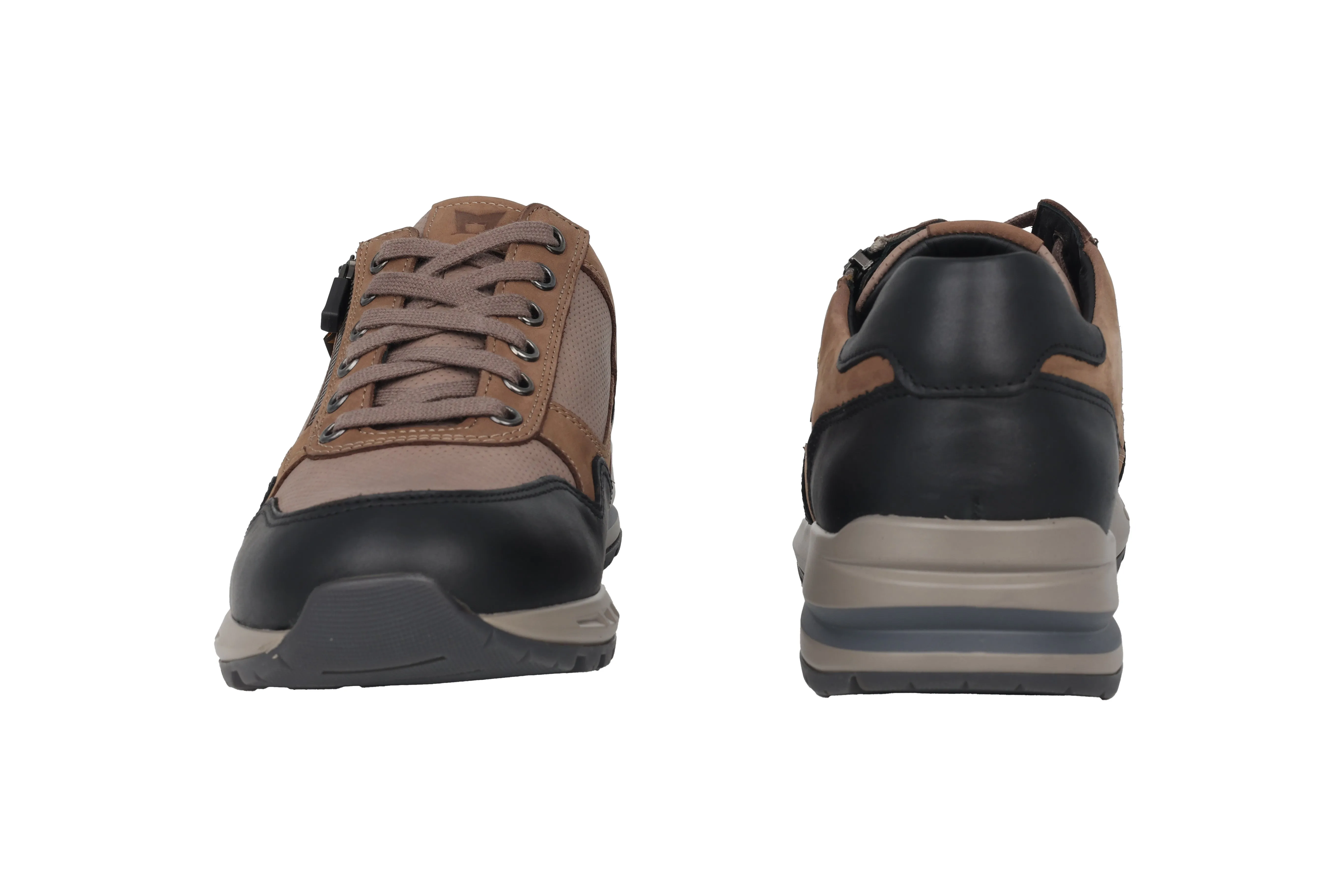 'Bradley' men's sneaker - Brown mix