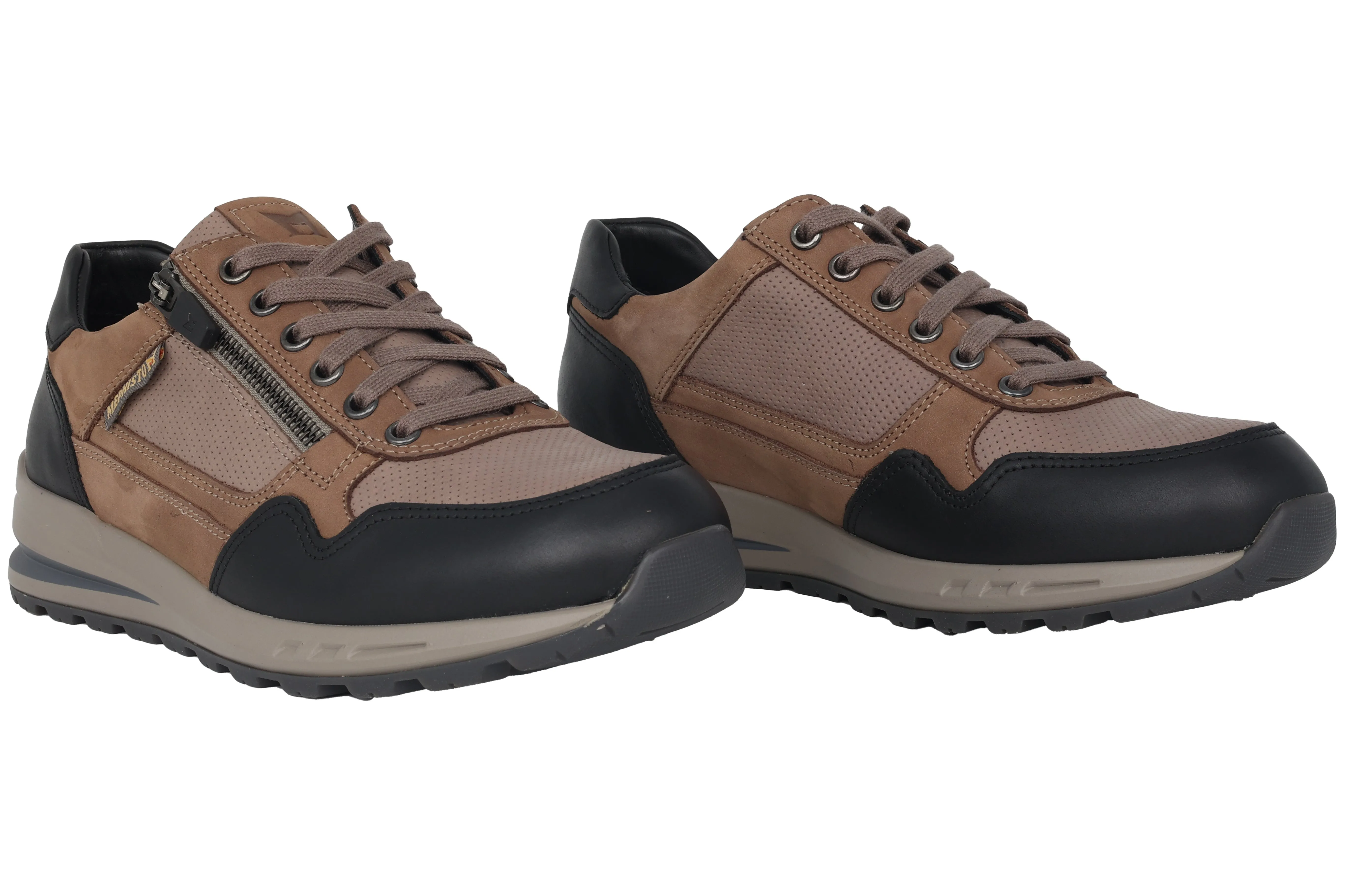 'Bradley' men's sneaker - Brown mix