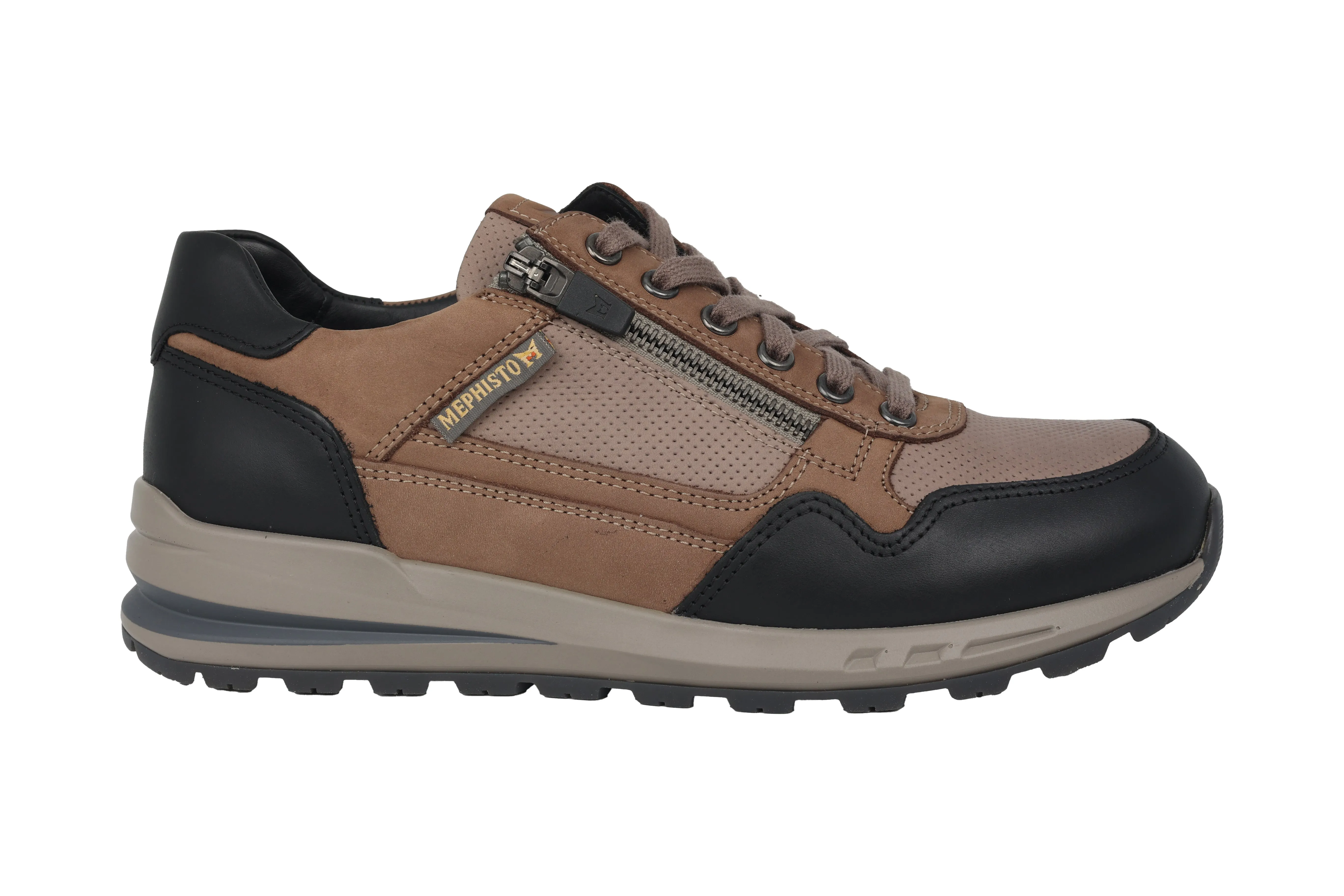 'Bradley' men's sneaker - Brown mix