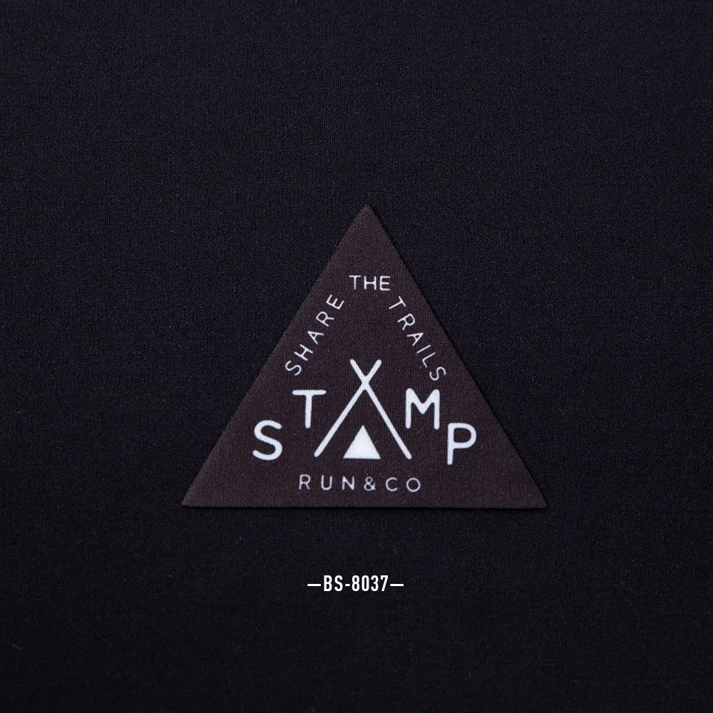 BS-8037 Woven label black