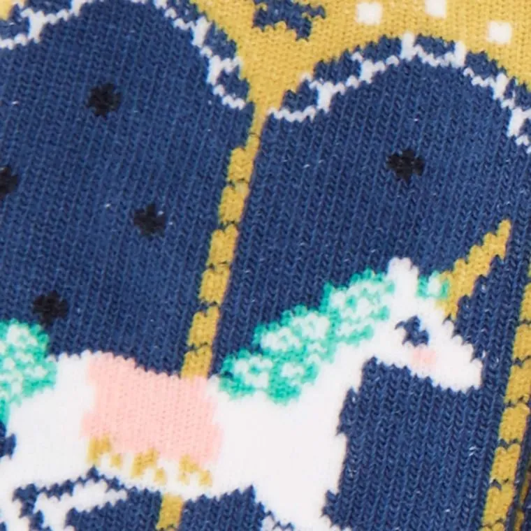 Carousel Toddler Knee Socks
