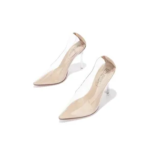 Clear Stiletto High Heels