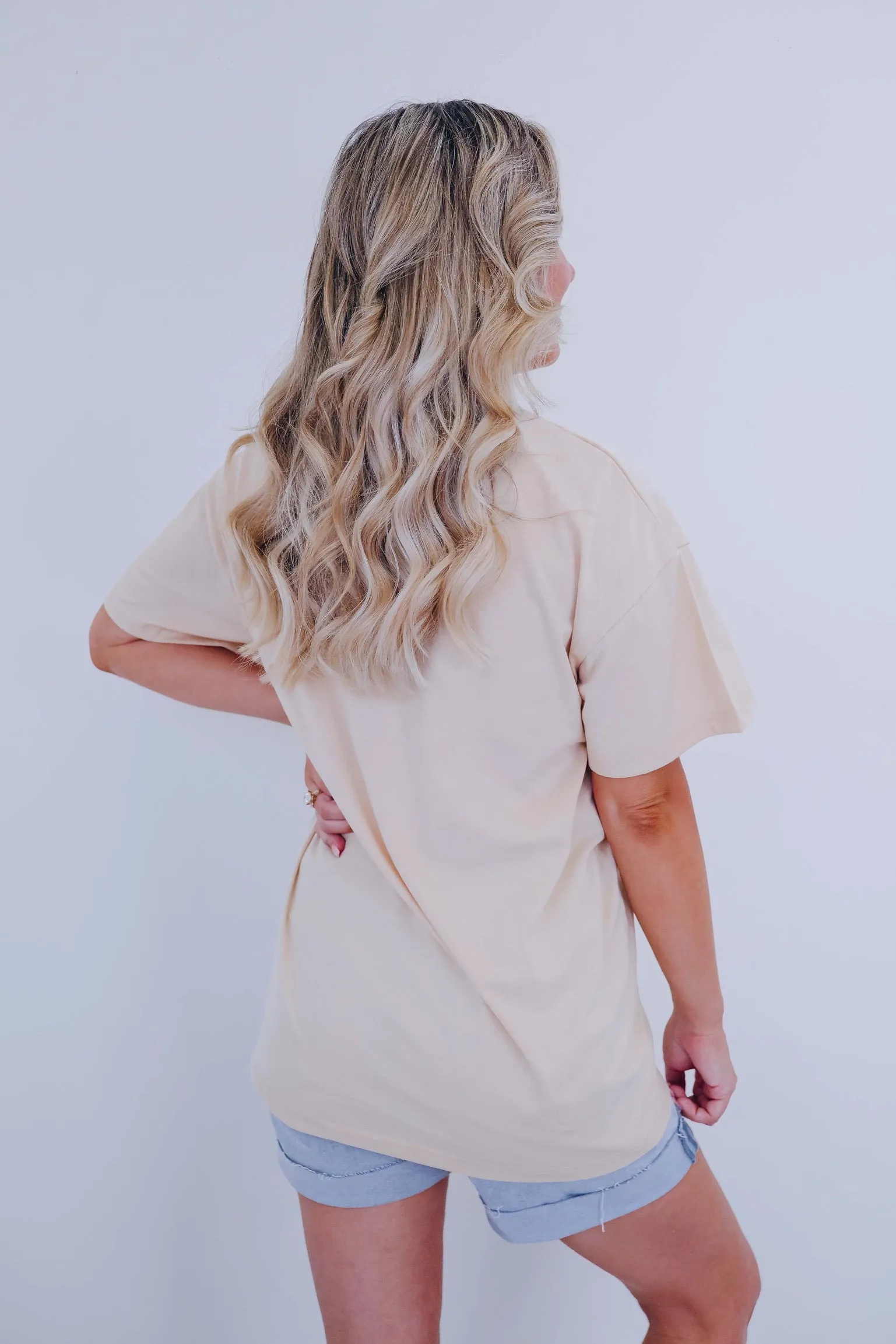 Cool Mom Graphic Tee - Beige