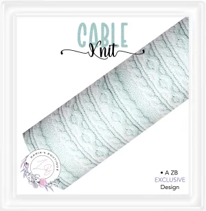 ⋅ Cozy Cable Knits ⋅ Premium Exclusive Vegan Faux Leather