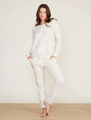 CozyChic Ultra Lite Slouchy Barefoot in the Wild Pullover - Cream/Stone