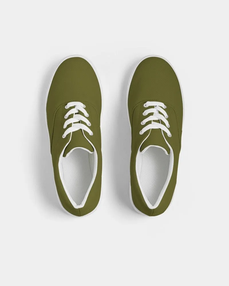 Dark Midtone Yellow Canvas Sneakers | Women's | C0M0Y80K80