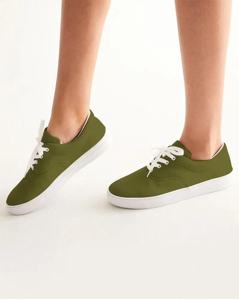 Dark Midtone Yellow Canvas Sneakers | Women's | C0M0Y80K80