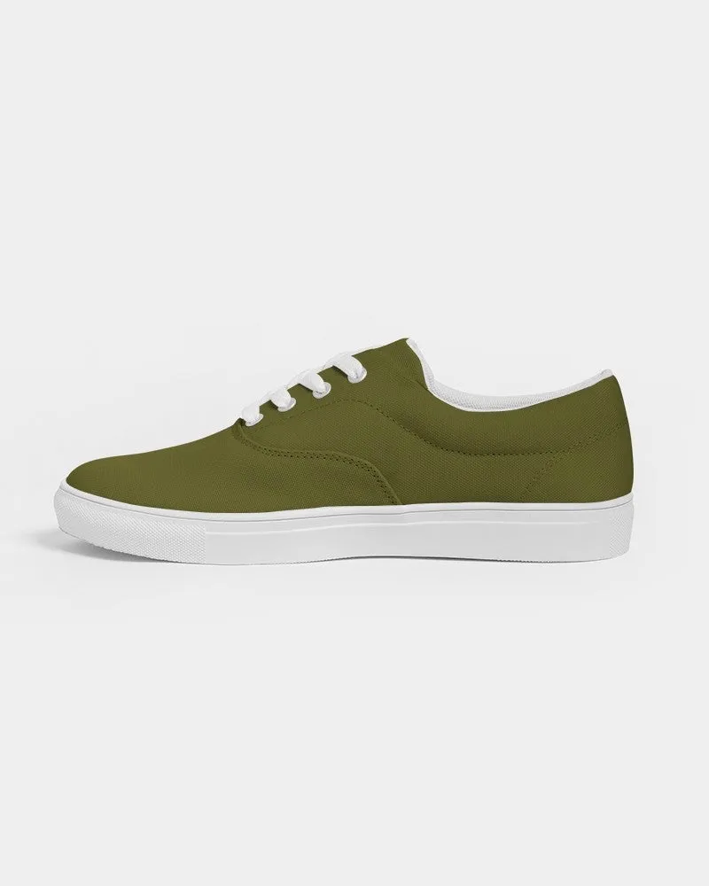 Dark Midtone Yellow Canvas Sneakers | Women's | C0M0Y80K80