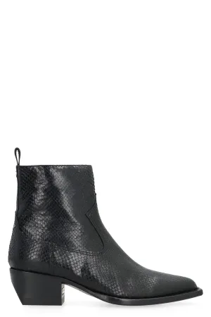Debbie Leather ankle boots