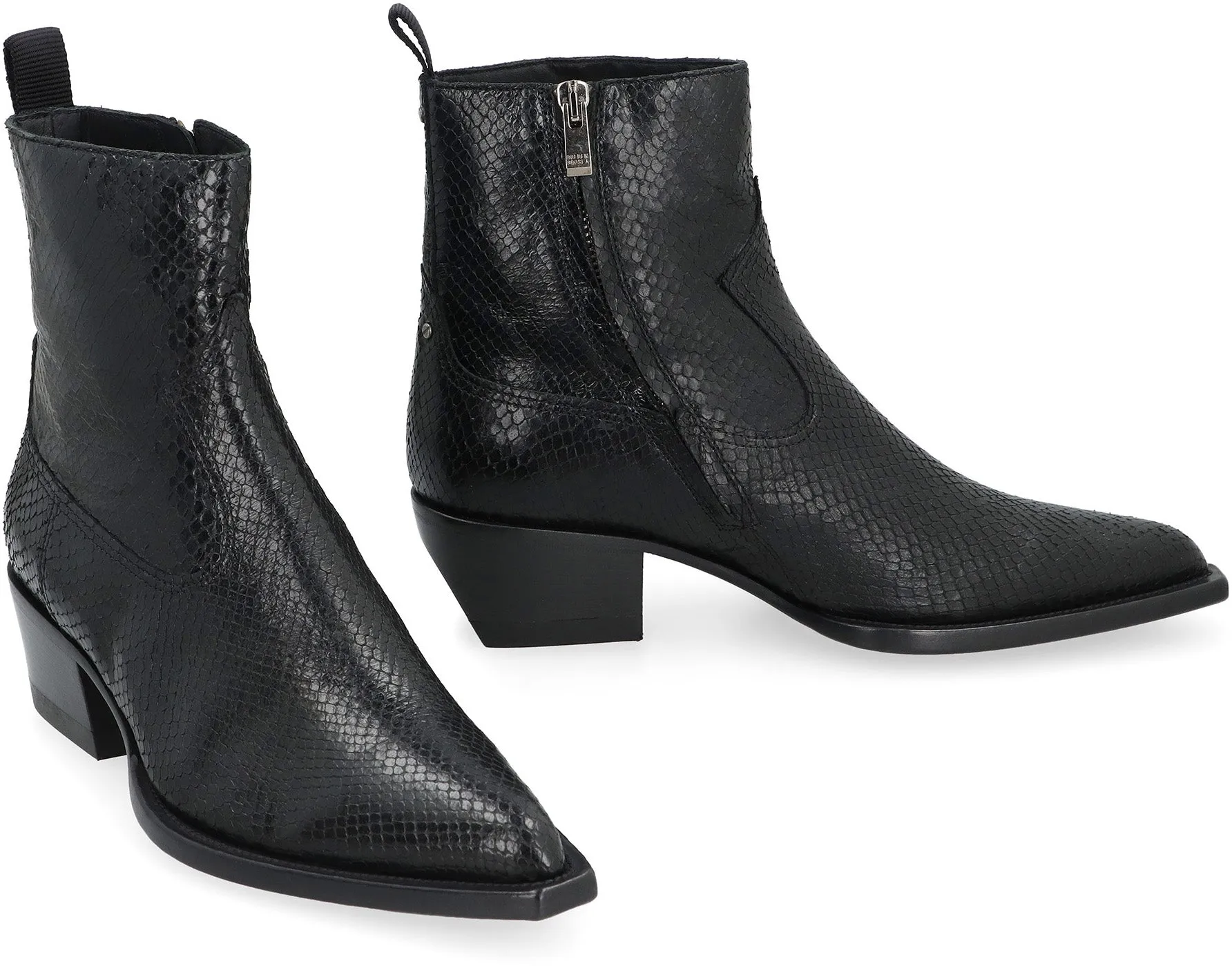 Debbie Leather ankle boots