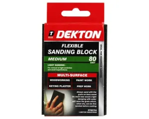 Dekton | Flexible Sanding Block (80 Grit)