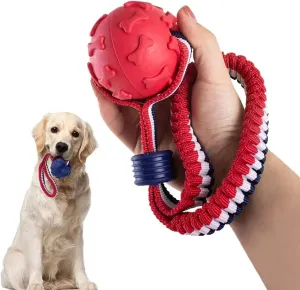 Dog ball on a rope ideal choice for active play