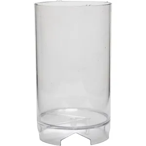 Durable Plastic Candle Mould Size 130 x 82mm Wick Size 21 - Cylindrical Block