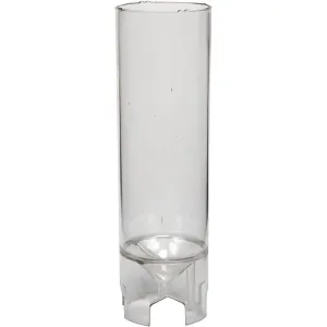 Durable Plastic Candle Mould Size 140 x 50 mm Wick Size 18 - Cylindrical