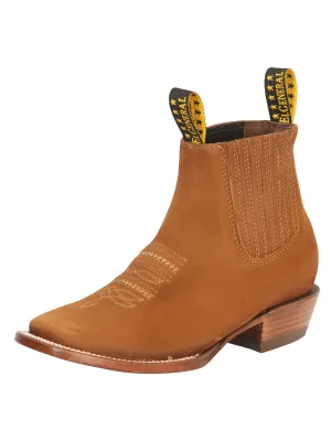 El General Mens Ankle Boots - Nobuck Oro Viejo