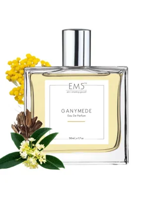 EM5™ Ganymede Unisex Perfume EDP Spray for Men & Women | Warm Spicy Leather Fragrance Accords | Luxury Gift for Him / Her | Variants Available: 50 ml Spray  / 15 ml Spray