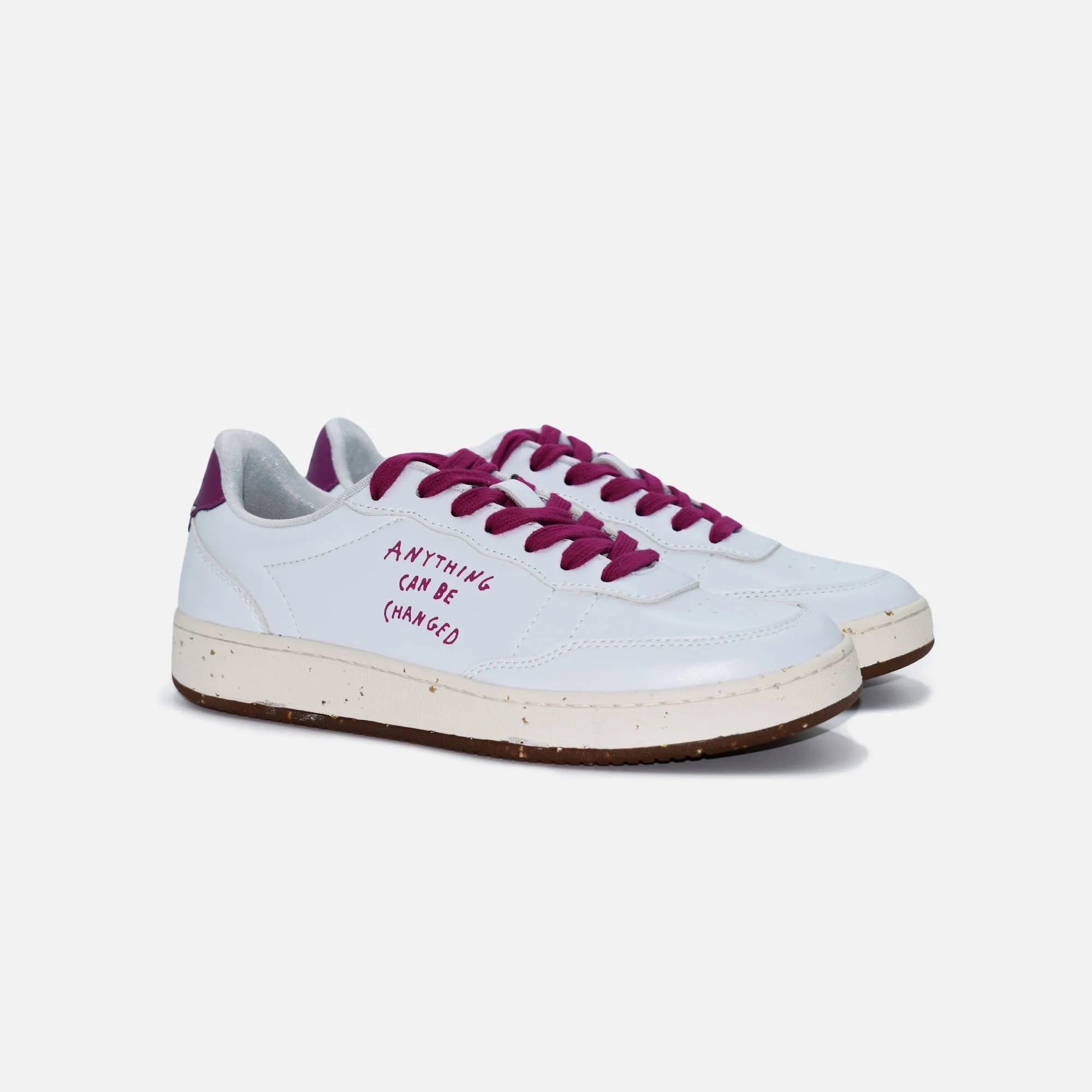 Evergreen Nature White & Purple