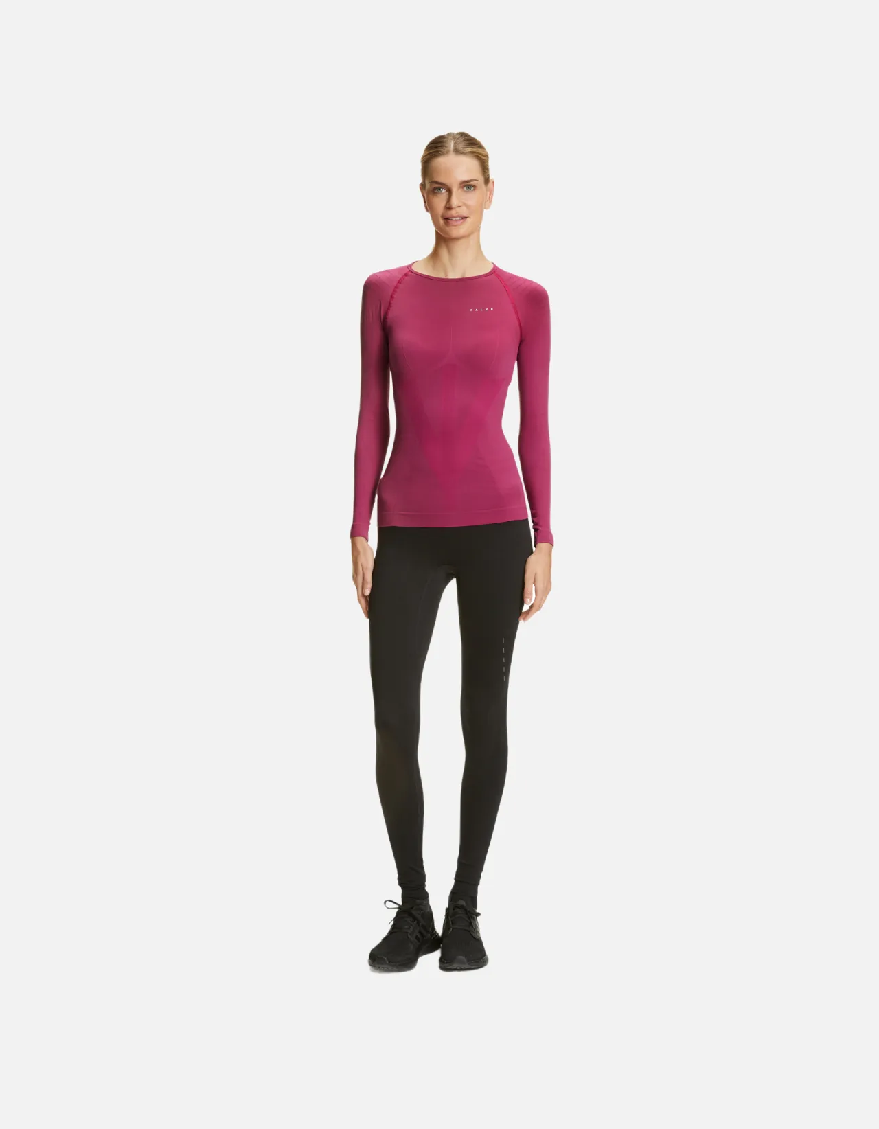 FALKE Women long sleeve Shirt Warm - Radiant Orchid