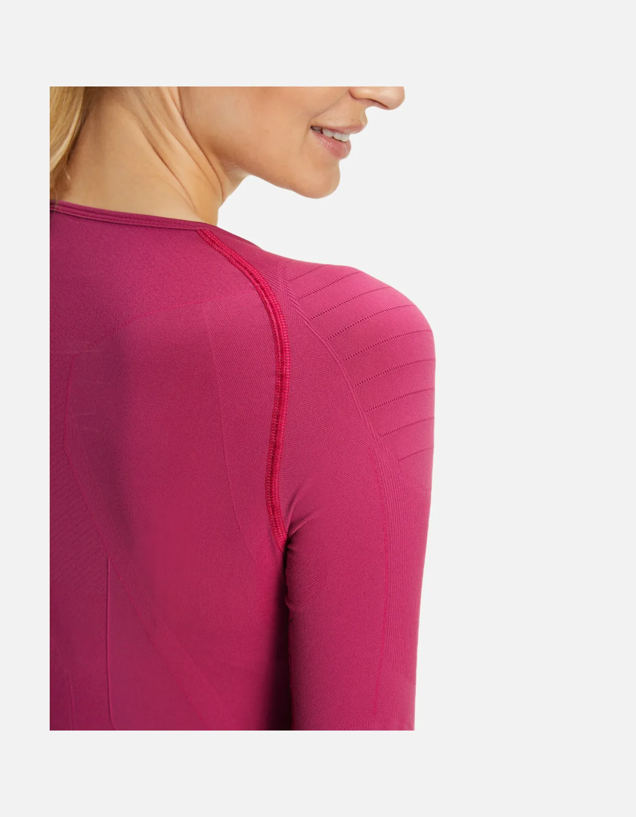 FALKE Women long sleeve Shirt Warm - Radiant Orchid