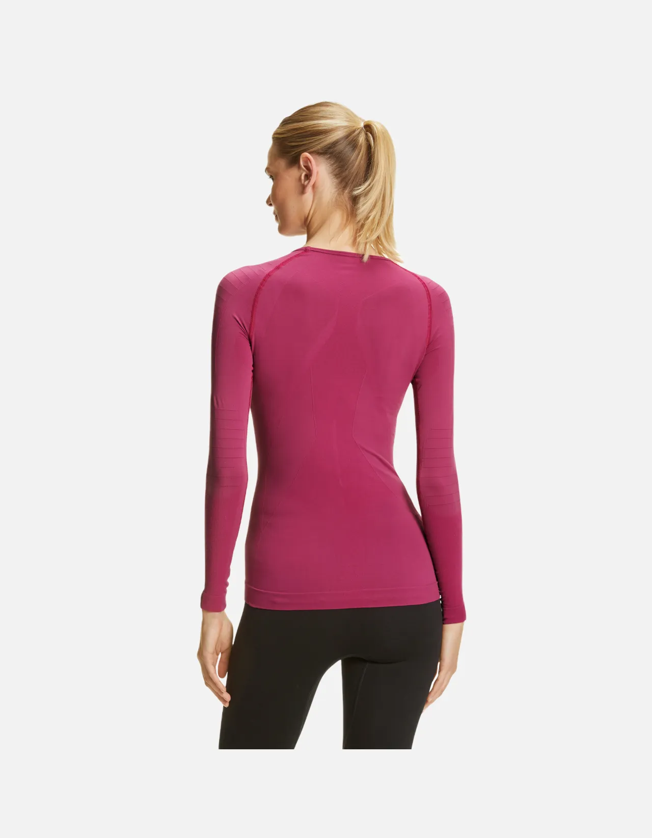 FALKE Women long sleeve Shirt Warm - Radiant Orchid