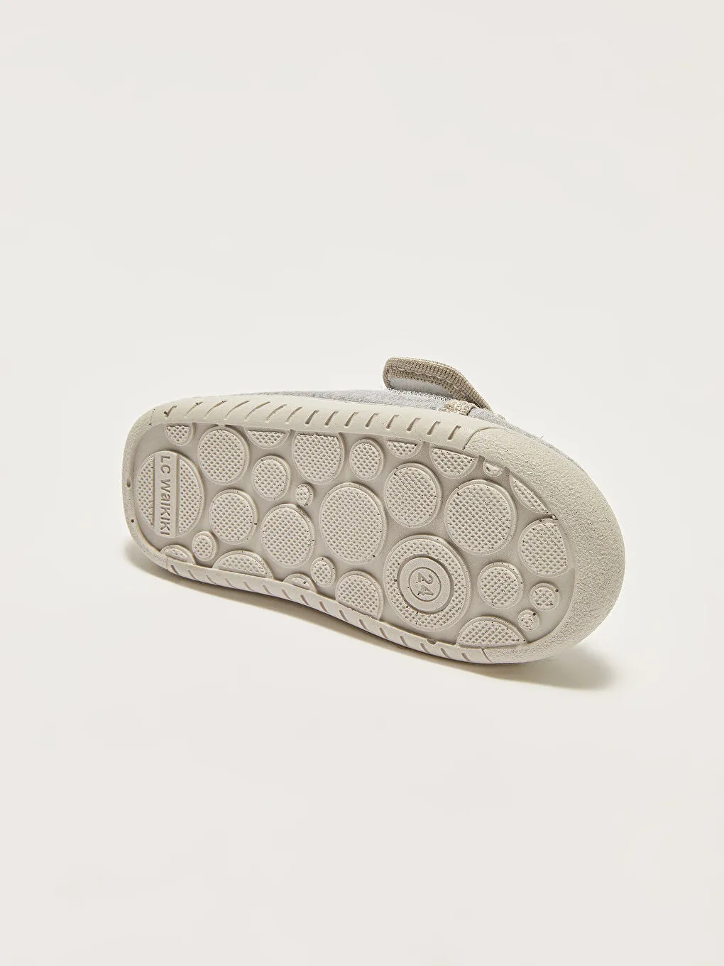 Flexible and Soft-Based Embroidered Velcro Baby Boy Slippers