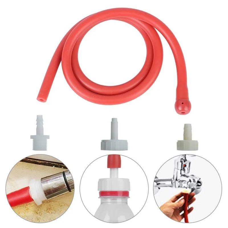Flexible de Douche Anal AQUAstick rouge Anodisé