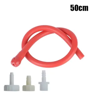 Flexible de Douche Anal AQUAstick rouge Anodisé