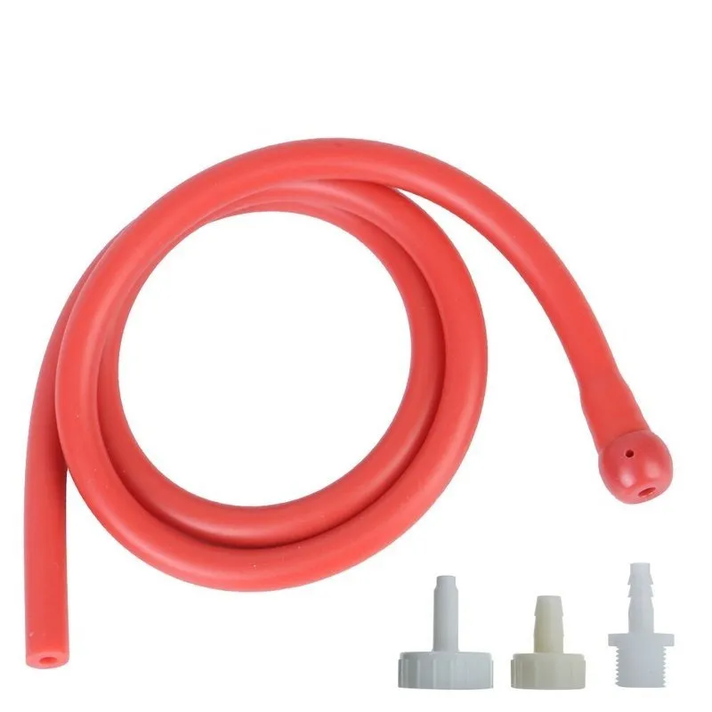 Flexible de Douche Anal AQUAstick rouge Anodisé