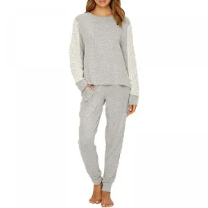 Flora Nikrooz Women's Lace Trim Harbor Cozy Pajama Set