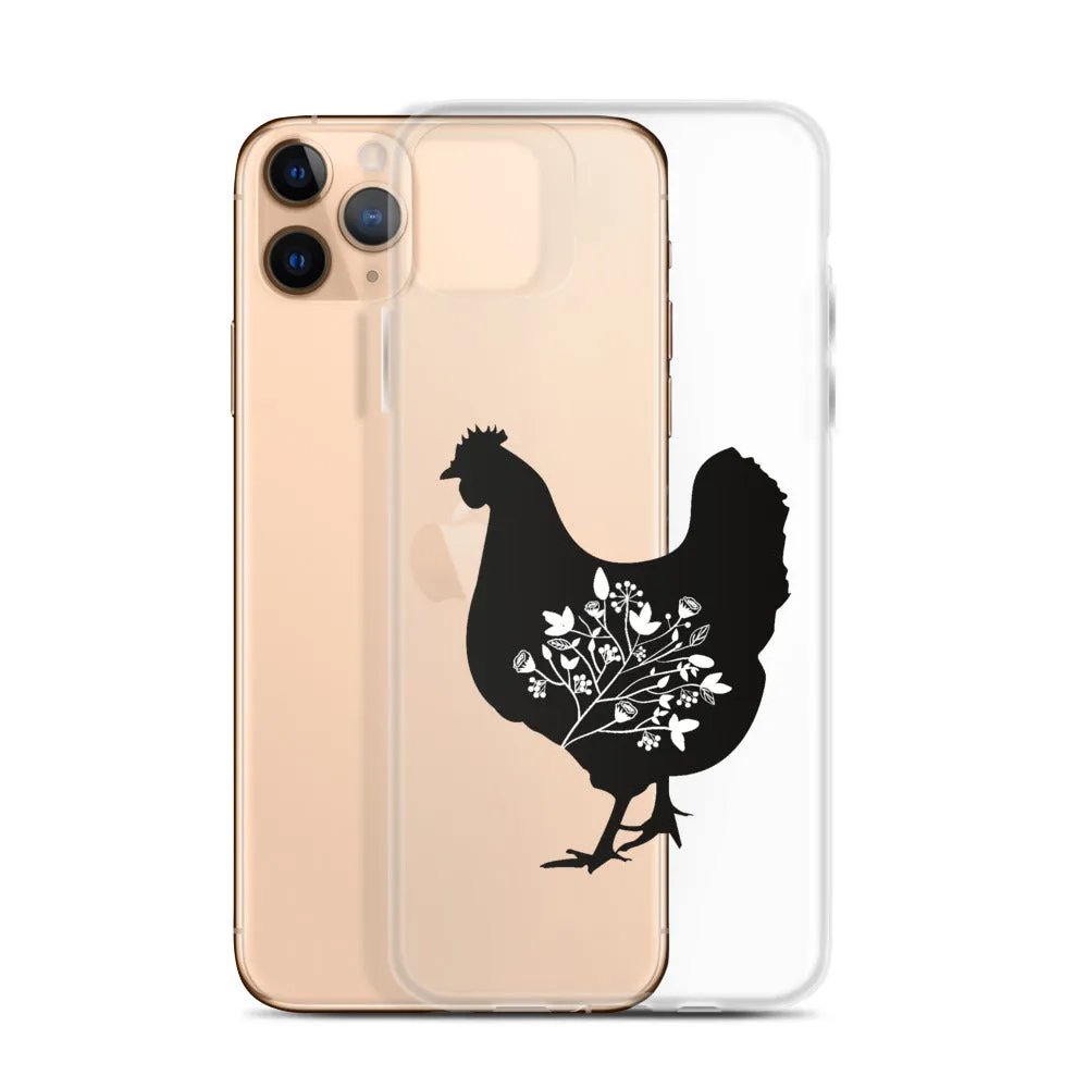 Floral Hen iPhone Case