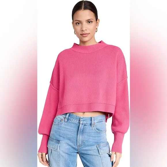 Free People Women's Easy Street Cropped Jumper size XS