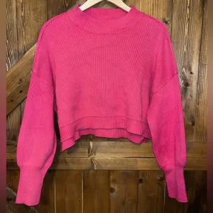 Free People Women's Easy Street Cropped Jumper size XS