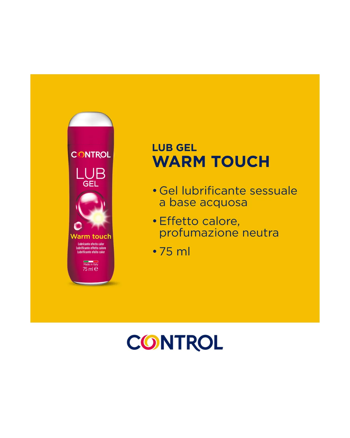 Gel Lubrificante Warm Touch