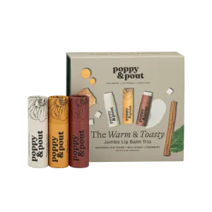 Gift Set, Lip Balm Trio, Warm & Toasty