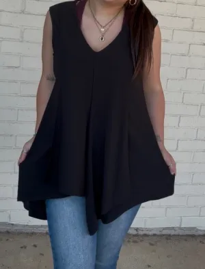 Gitane V Neck Tunic Sleveless
