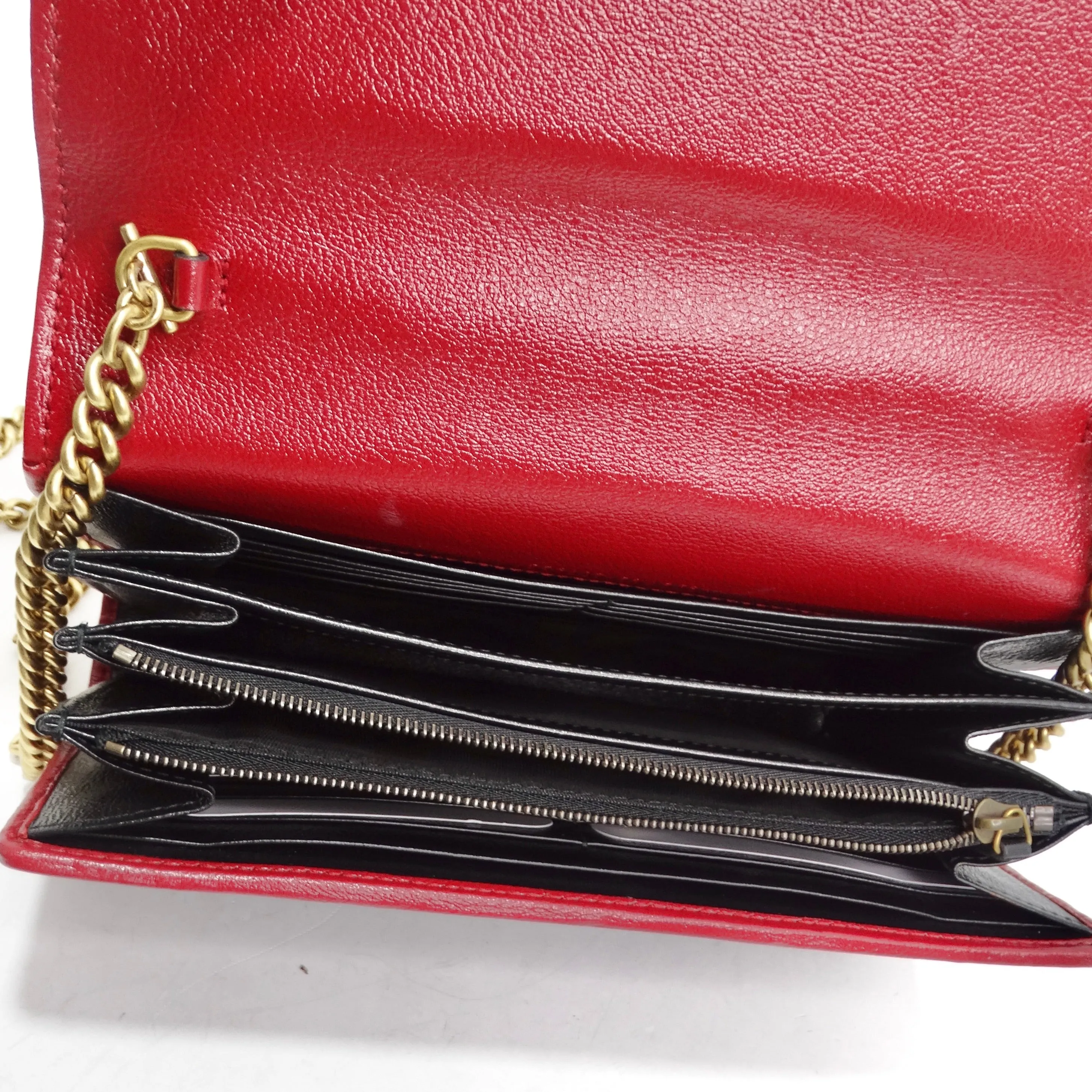 Gucci GG Marmont Torchon Wallet on Chain