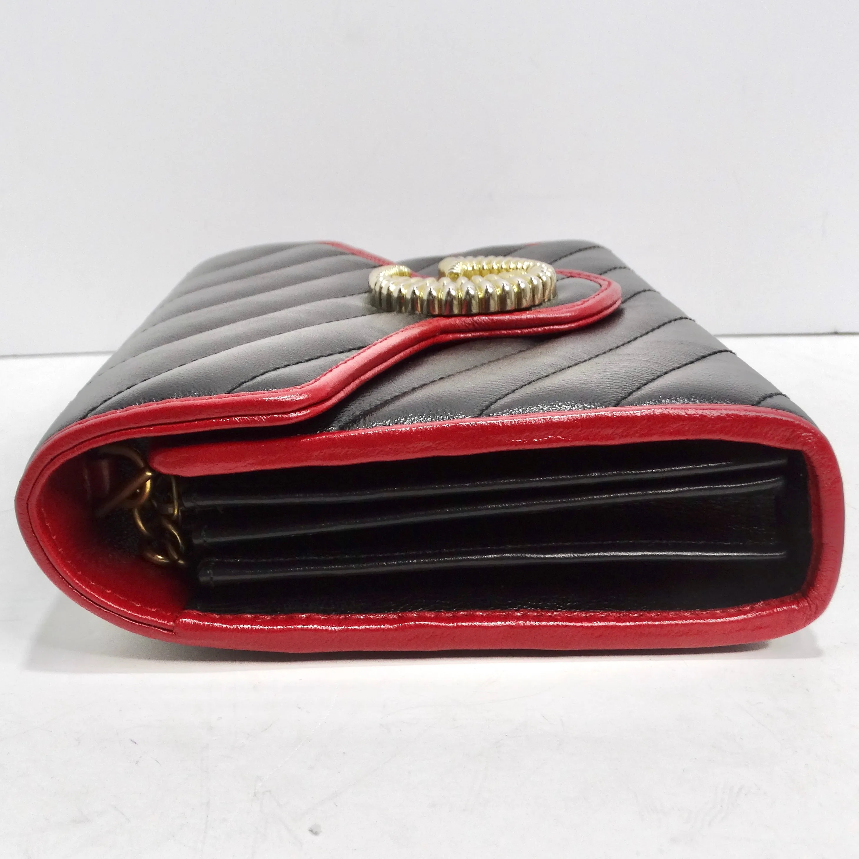 Gucci GG Marmont Torchon Wallet on Chain