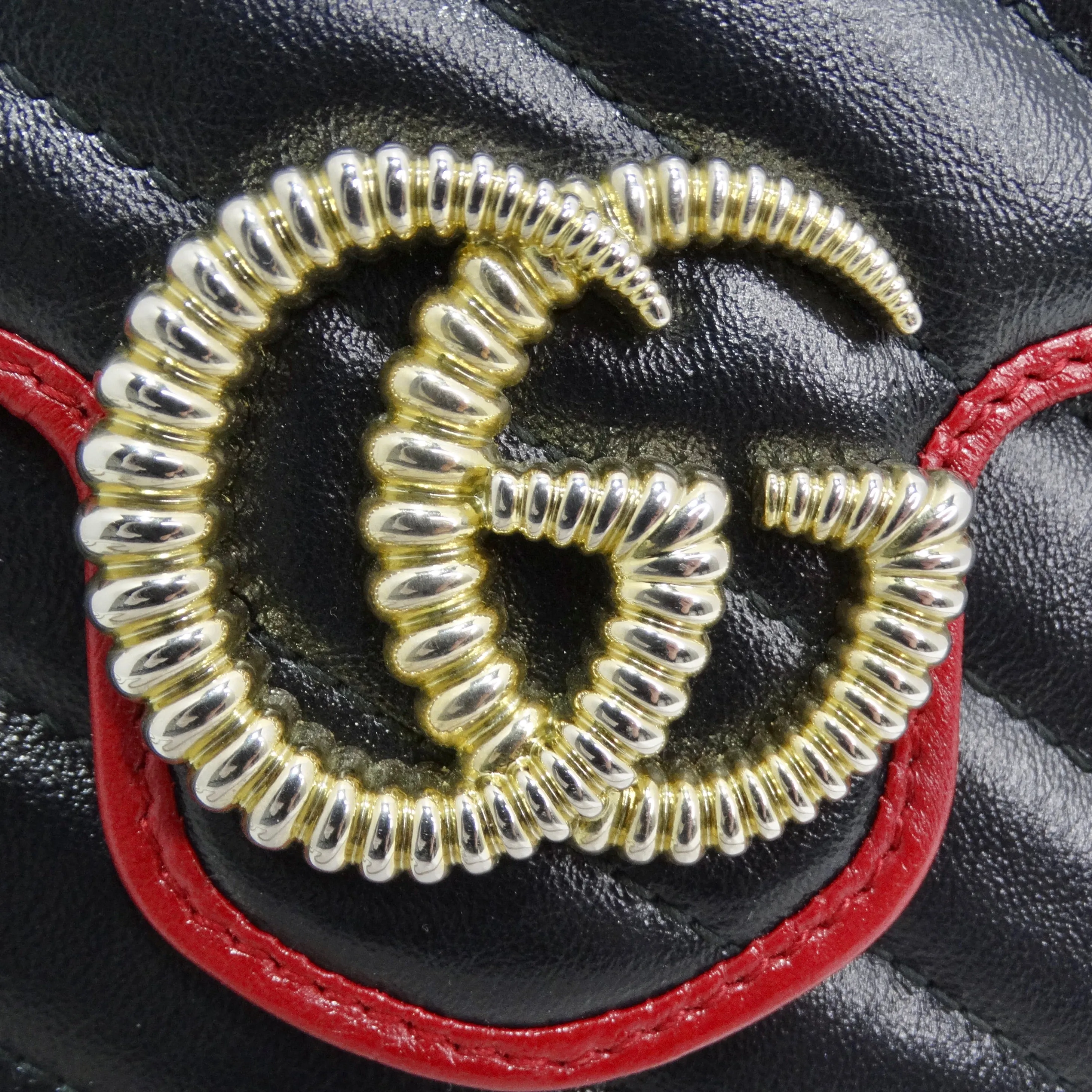 Gucci GG Marmont Torchon Wallet on Chain