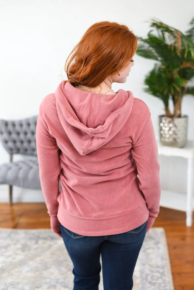 Halfzip Sweatshirt - Cozy Cutie Bubblegum